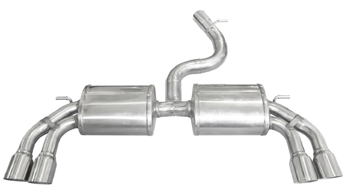 100%25+Inox+%C3%89chappement+Double+sur+mesure+pour+Audi+A3+%288V%29+Sportback+S3+2.0i+TFSI+300cv+2013-+2x80mm+Racing